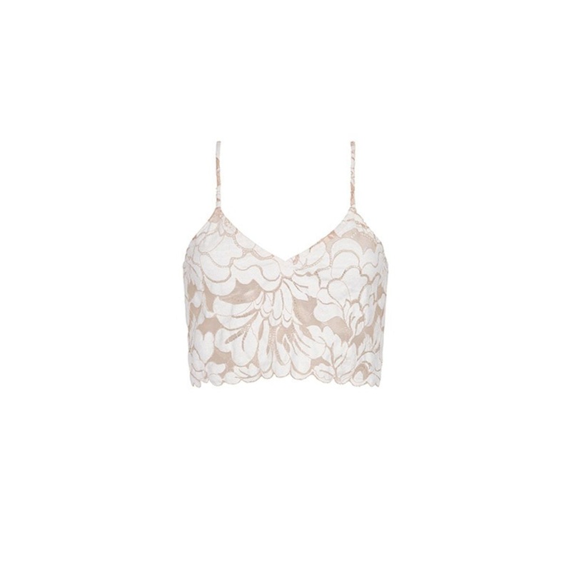 CREME CAMISOLE CROP