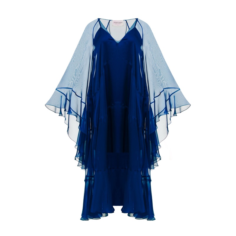 DEPTH DRESS IN BLUE