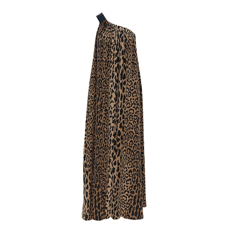 ELLA ONE SHOULDER DRESS IN LEO