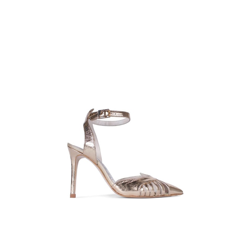 MAYA HEELS IN GOLD