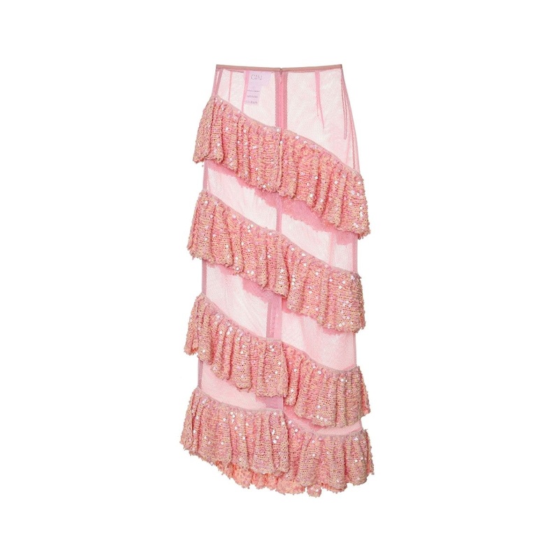 SALUE MAXI SKIRT IN PINK