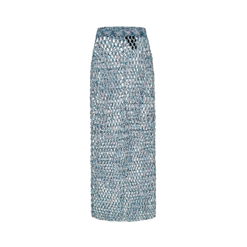 SIRENA MAXI SKIRT IN BLUE