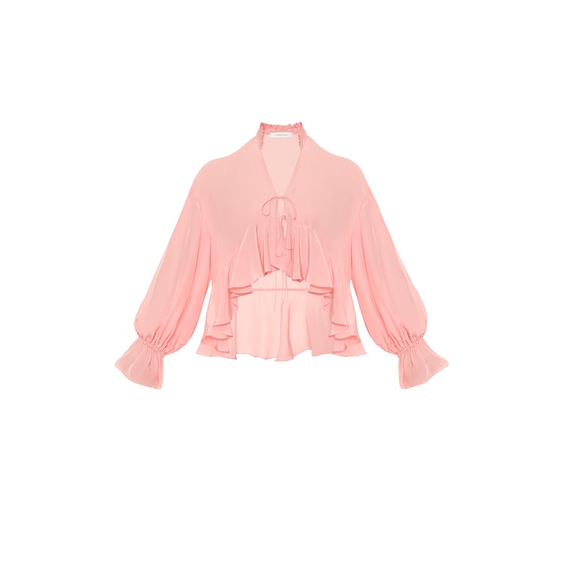 SPLASH BLOUSE IN PINK