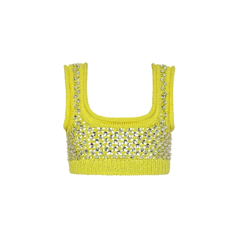 THALIA TOP IN YELLOW