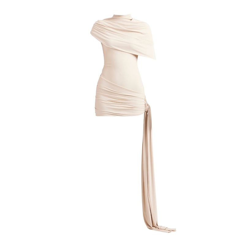 COLLETE MINI DRESS IN IVORY