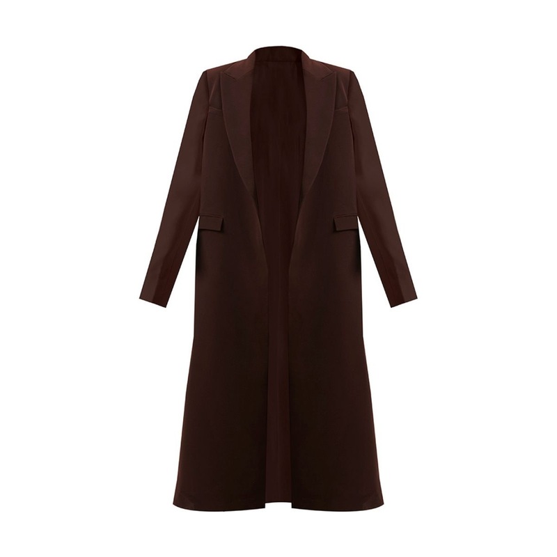 ESME COAT IN CHOCOLATE BROWN