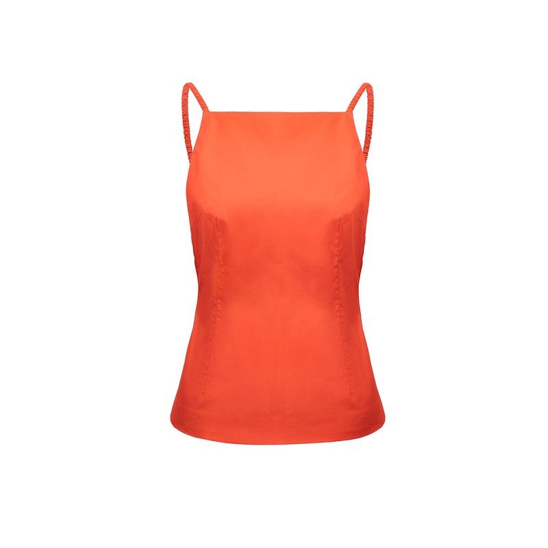 LINSEY TANK TOP IN TANGERINE