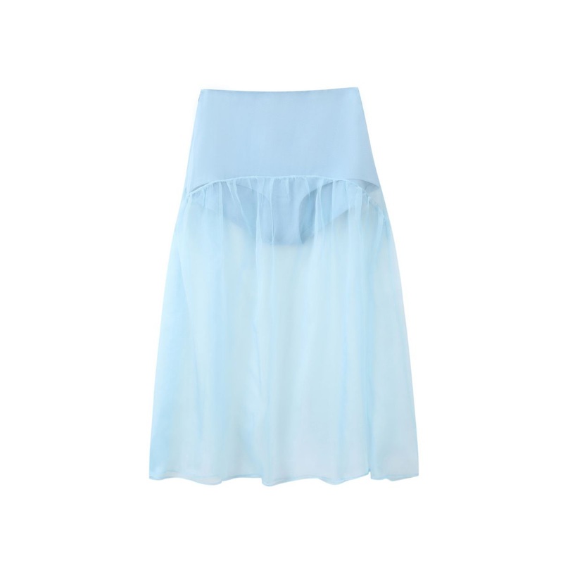 LOIS SKIRT IN PASTEL BLUE