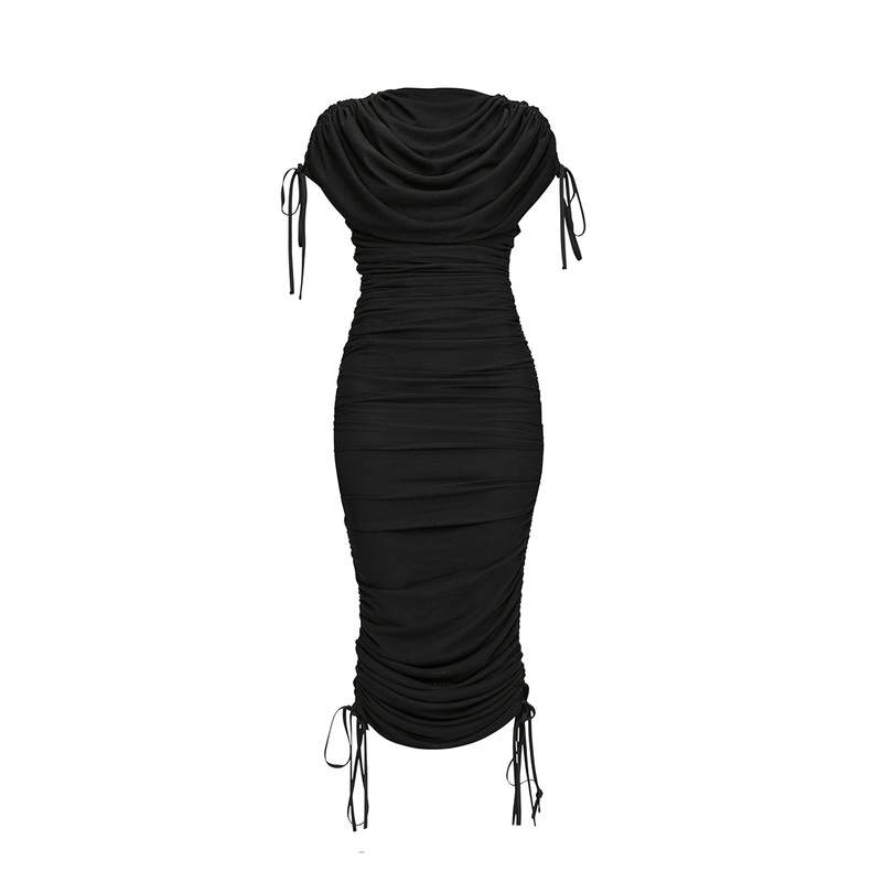RATU MESH DRESS IN BLACK