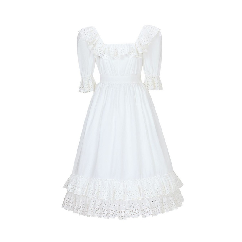SANDRA DRESS IN IVORY