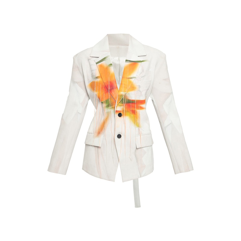 TAILORED BLUSH SUIT JACKET