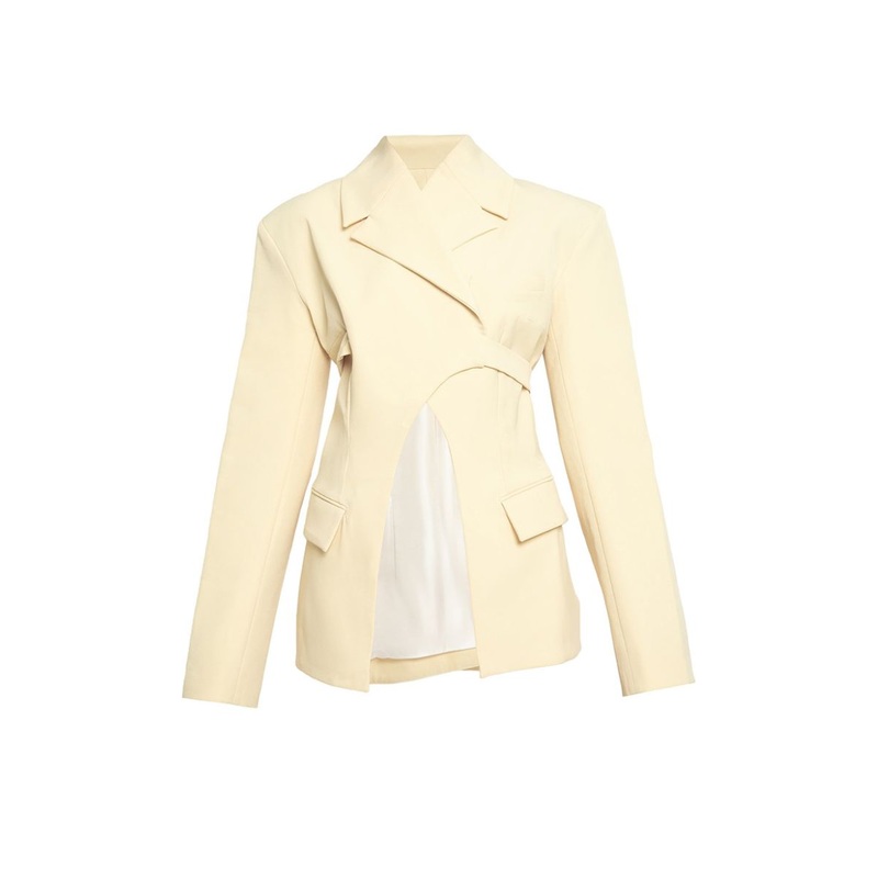 TAILORED COSMIC YELLOW SUIT JACKET