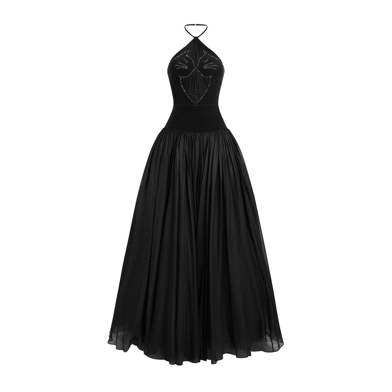 OBSIDIAN CHARM A-LINE GOWN