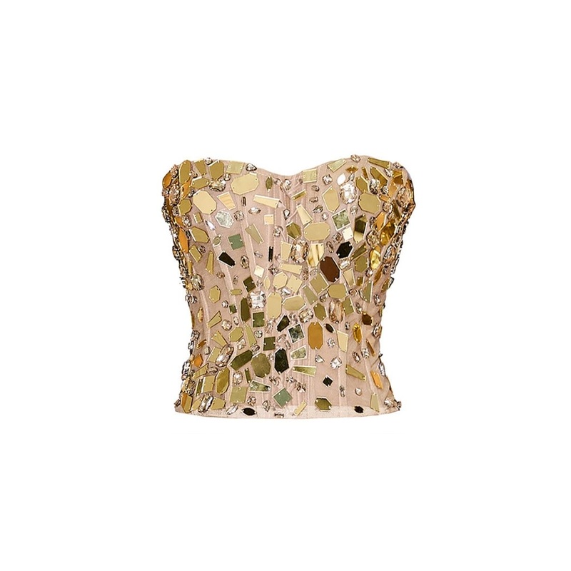 GOLD EMBELLISHED TOP