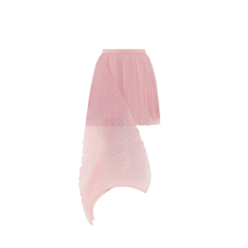 IME MINI SKIRT IN POWDER PINK