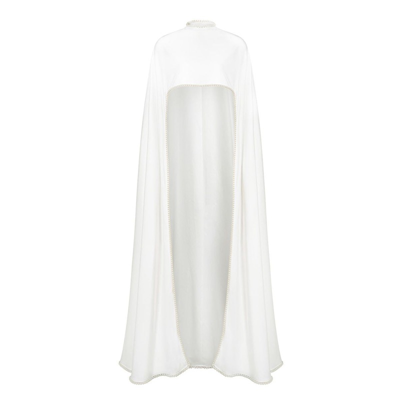 KASTRID CAPE IN WHITE