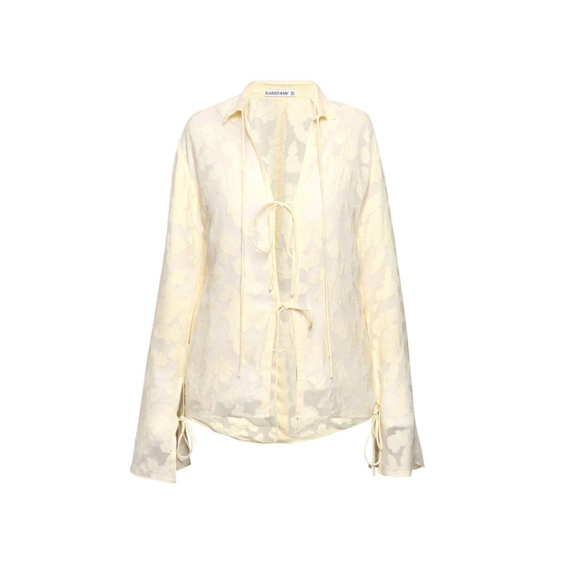 MERLETTE SHIRT IN PALE YELLOW