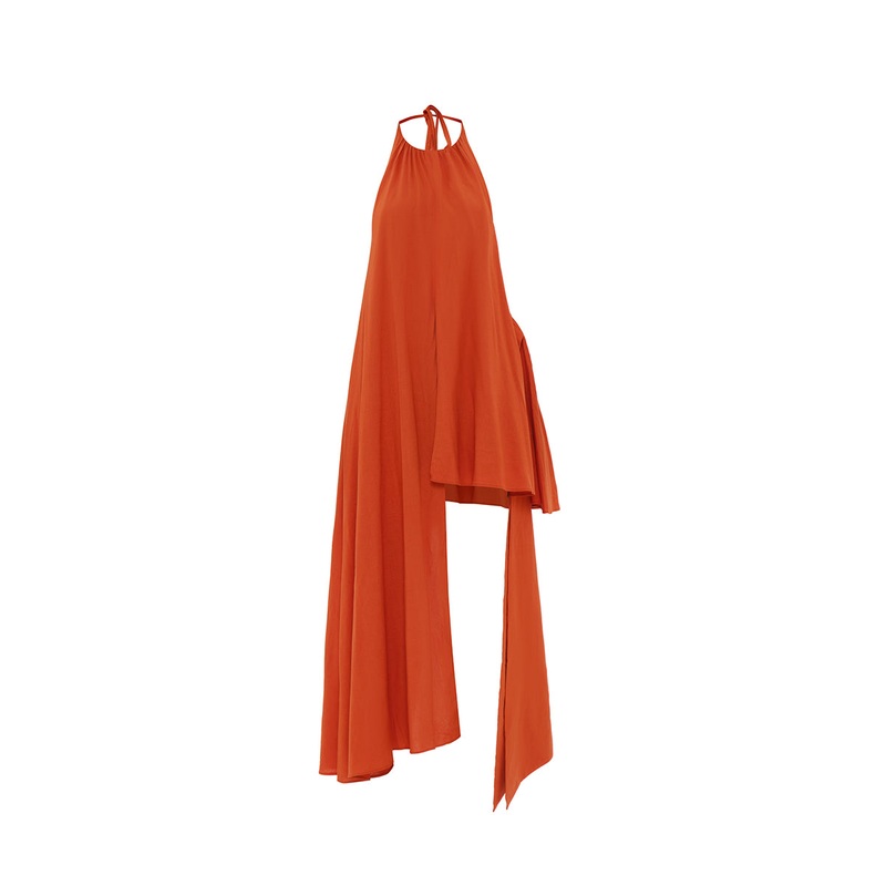 NATA TOP IN RED CORAL