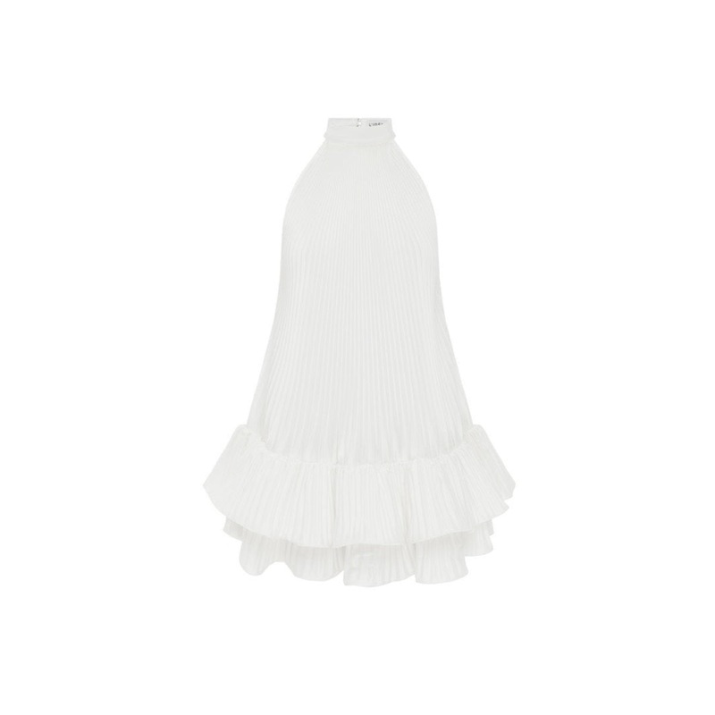 SOLEIL MINI DRESS IN IVORY