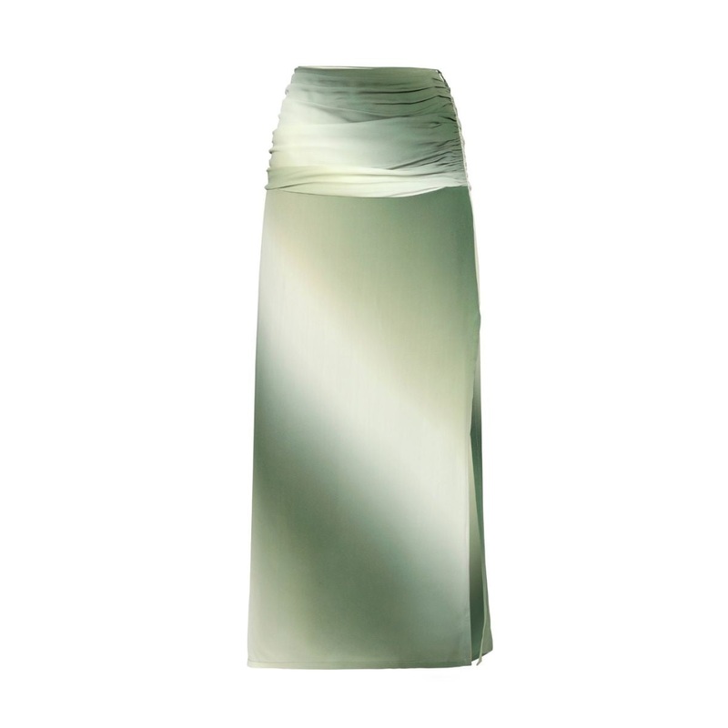 AMMAN SKIRT IN SAGE OMBRE