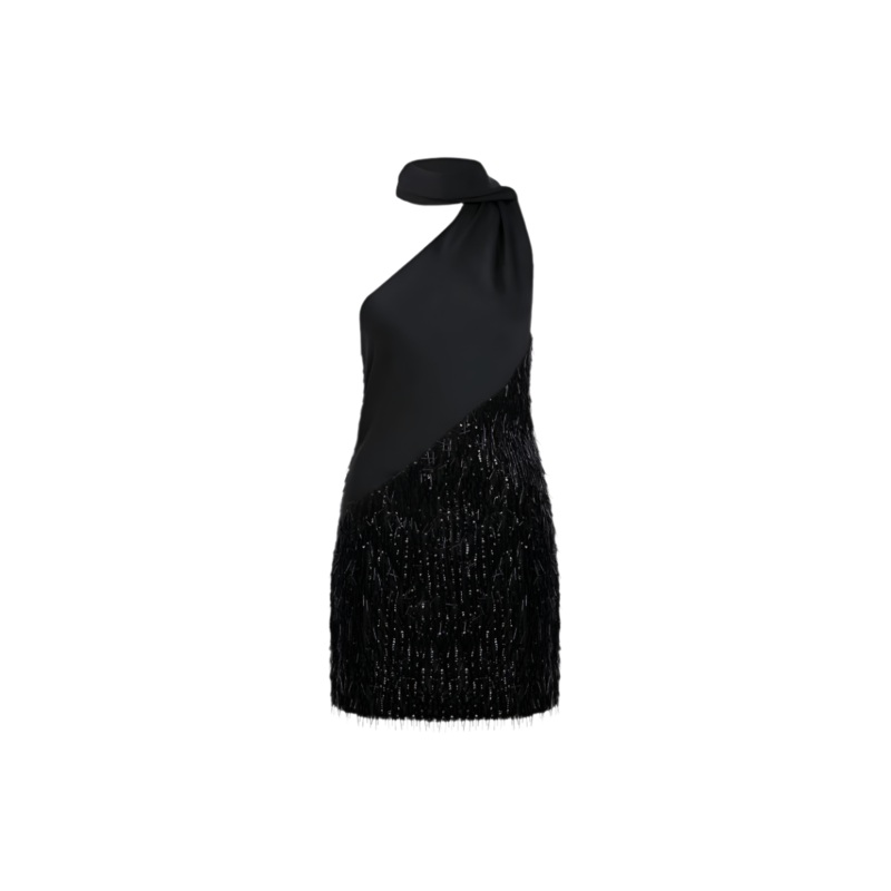 ASIA DRESS IN BLACK