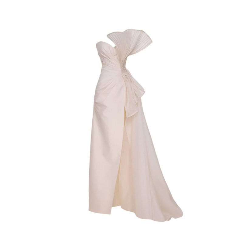 EPHESUS DRESS IN VANILLA