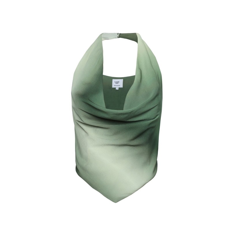 FREJA TOP IN SAGE OMBRE