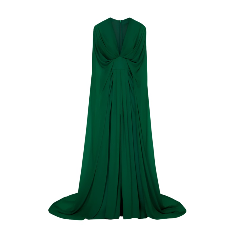 GAMIE DRESS IN EMERALD