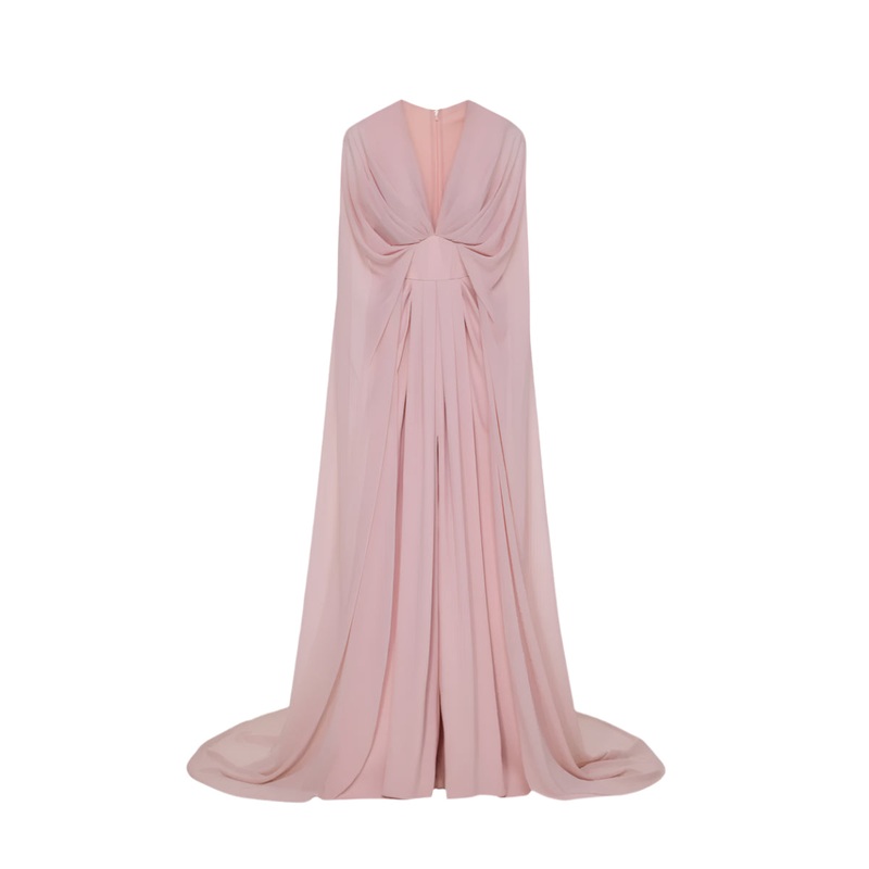 GAMIE DRESS IN ICE PINK