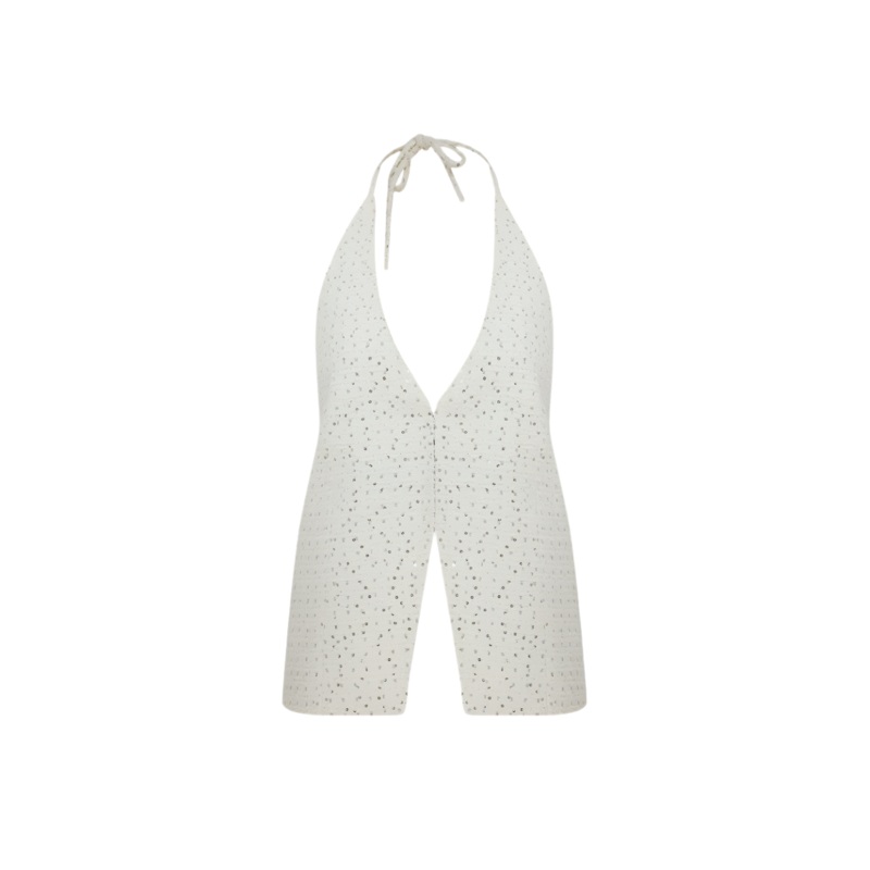 JOIE VEST IN ECRU