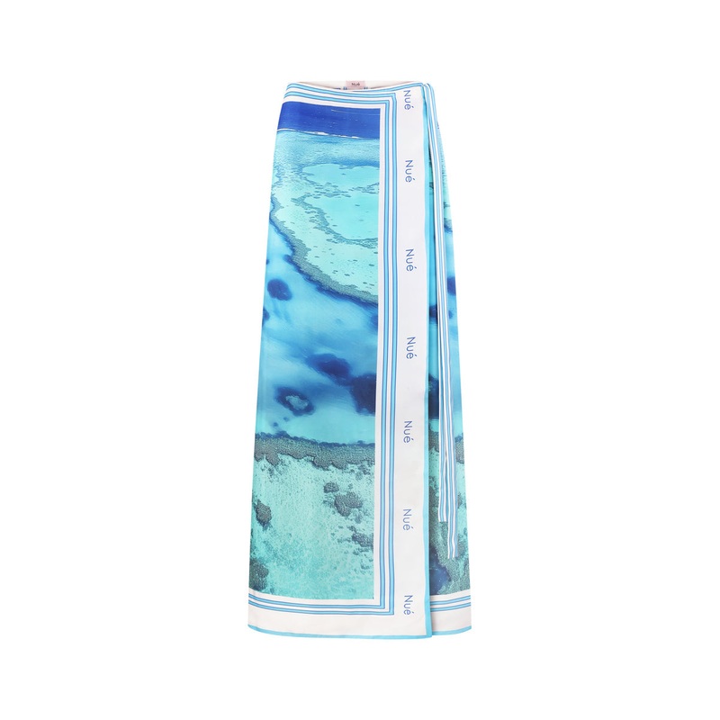 MALDIVES SILK MAXI SKIRT