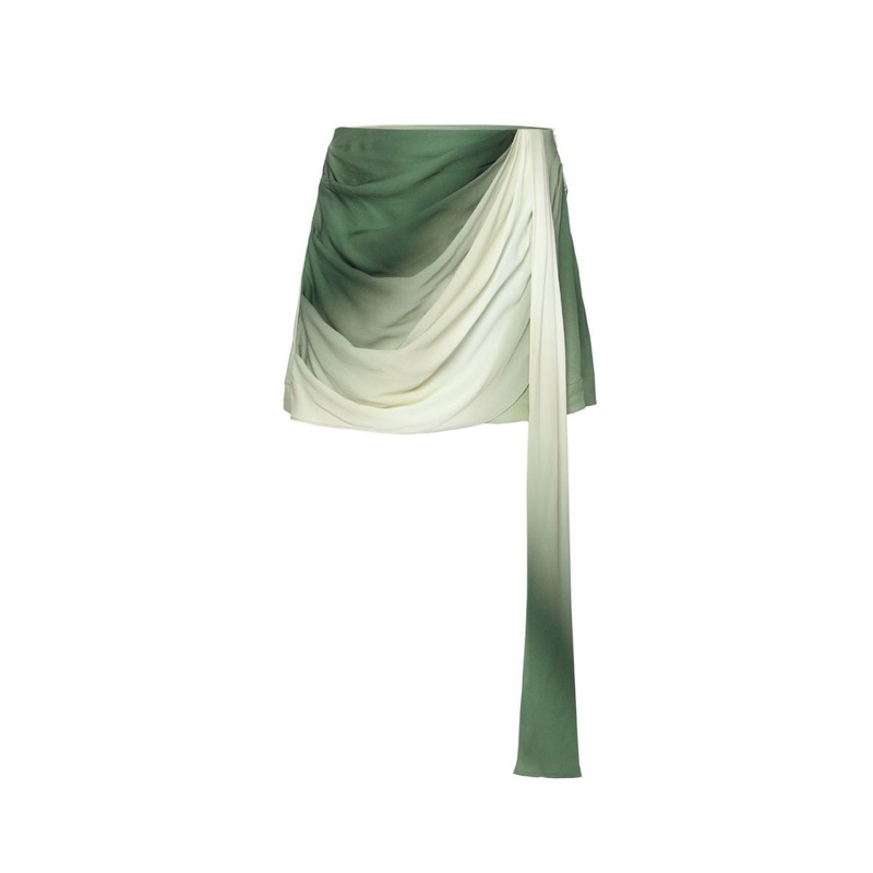SICILY SKIRT IN SAGE OMBRE
