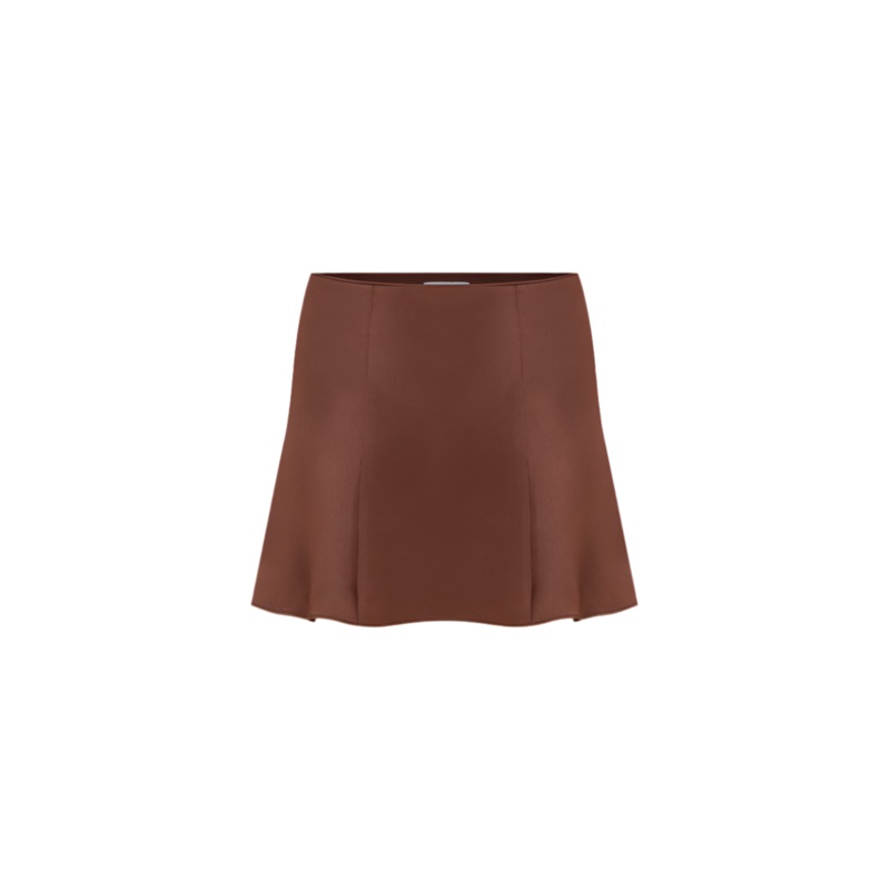 SINA MINI SKIRT IN BROWN