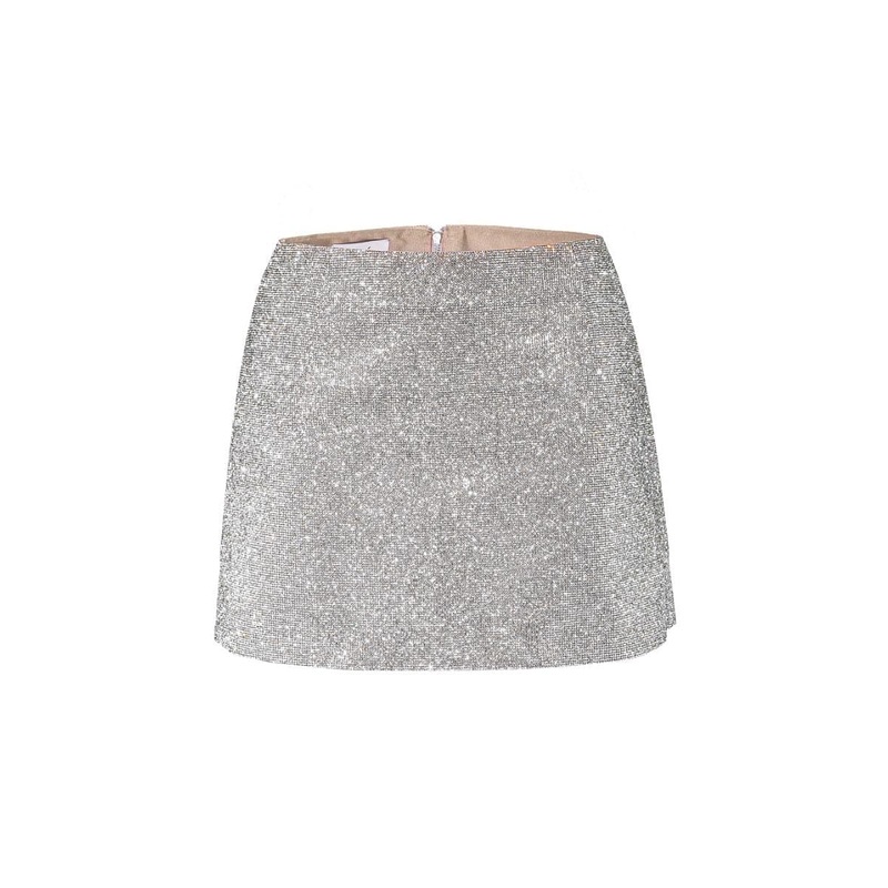 CAMILLE CRYSTAL-EMBELLISHED MINI SKIRT