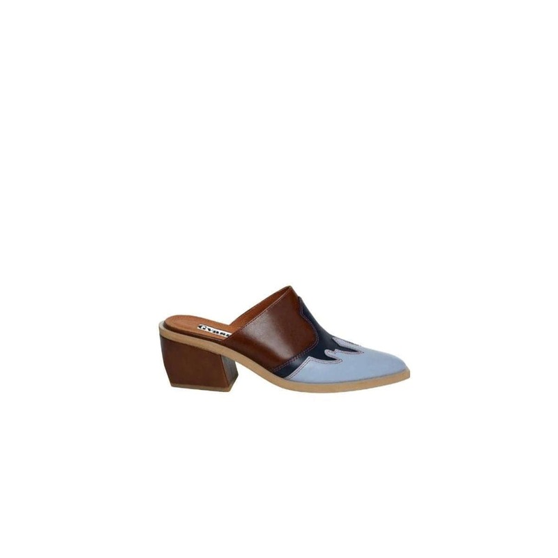 SLINGBACK LEATHER COWBOY SHOES