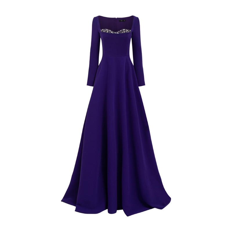 BLANCHE CREPE GOWN