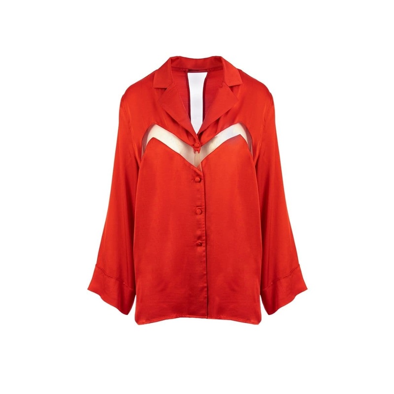 RED SPECTRE PYJAMA SHIRT