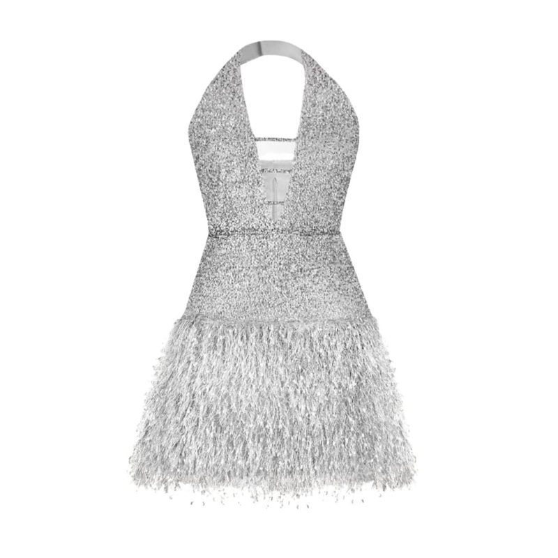 AMINA SPARKLING MINI DRESS