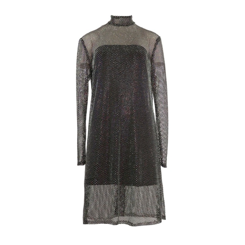 BLACK DIAMOND MIDI DRESS