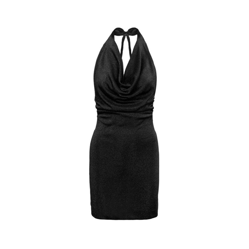 BLACK SIERRA MINI GLITTER DRESS