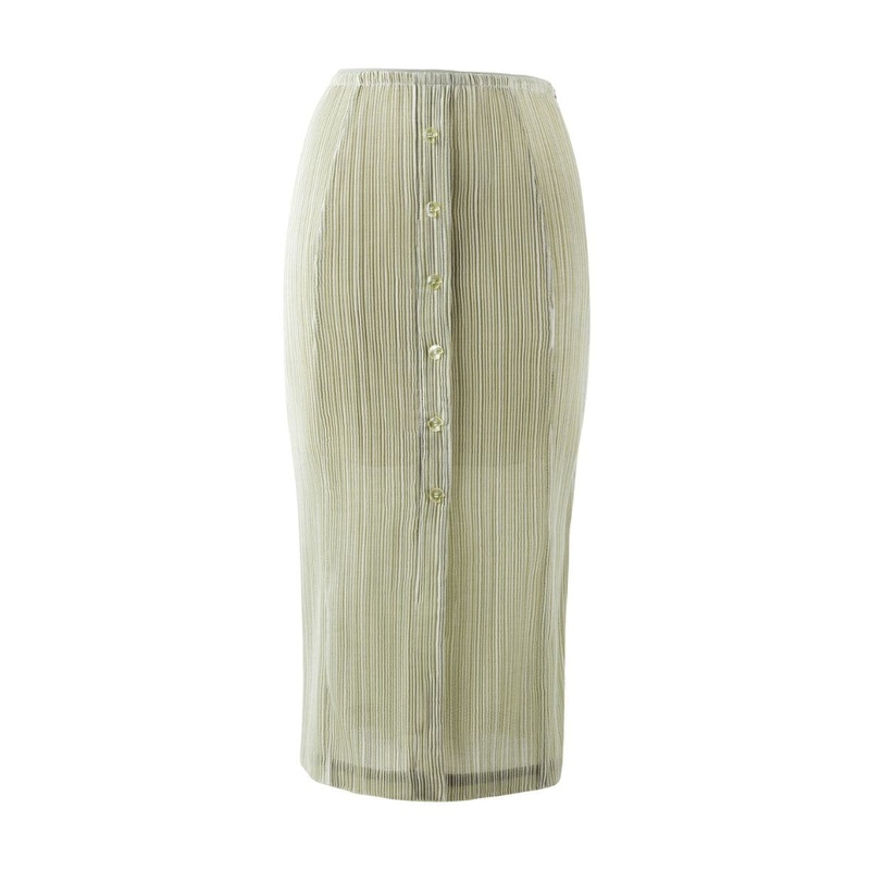ARIS GREEN MIDI SKIRT