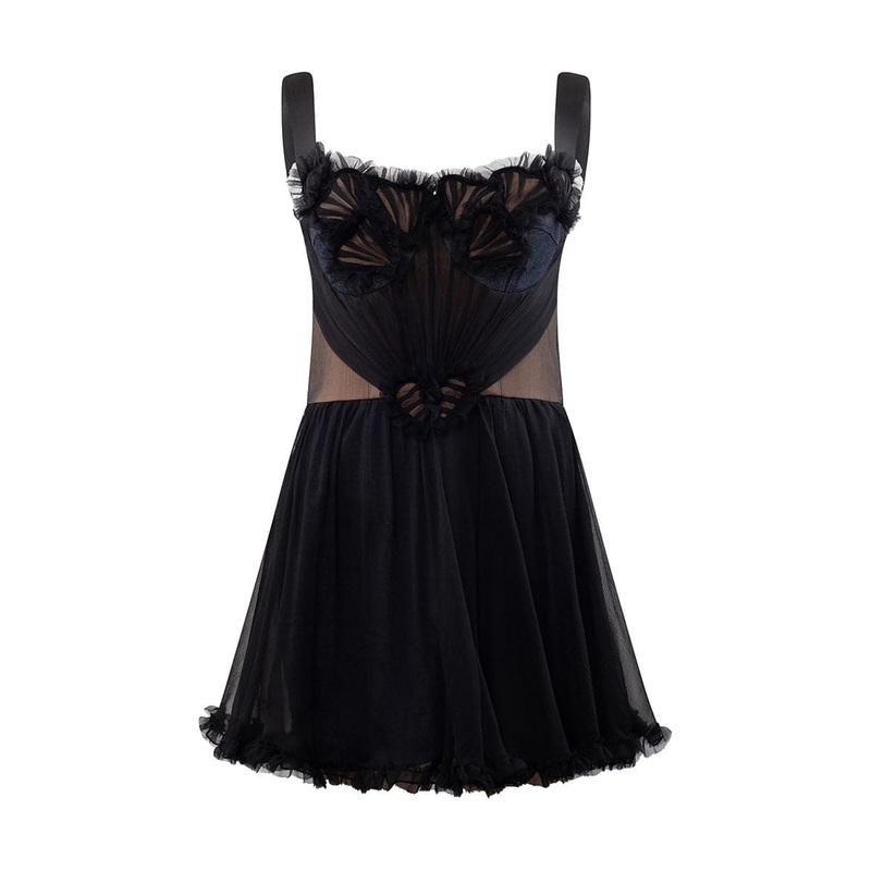 ROCKNROLLA DENIM DRESS