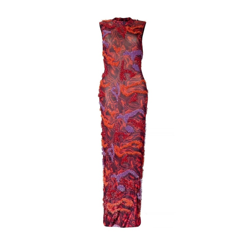 ZUSI SLEEVELESS MAXI DRESS