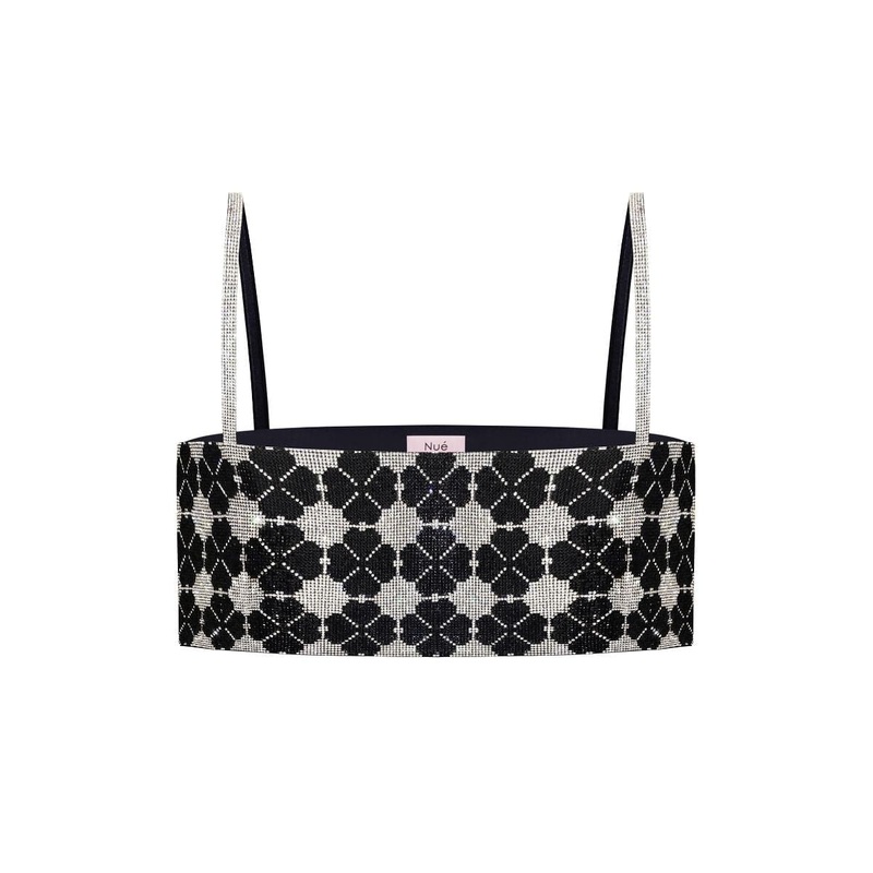BLACK CHARLOTTE BLOSSOM TOP