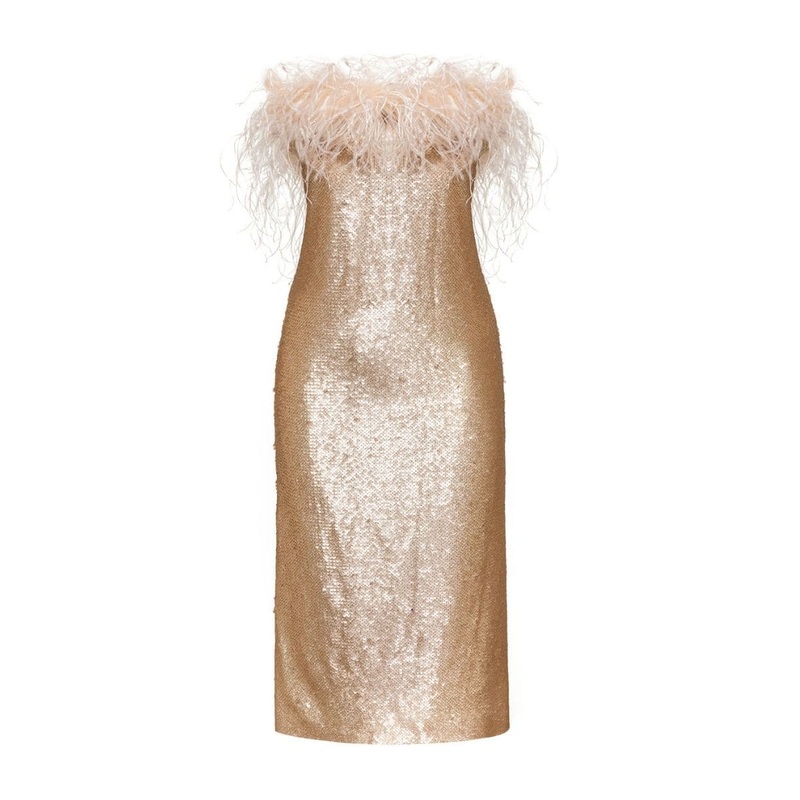 MARISOL CHAMPAGNE SEQUIN DRESS