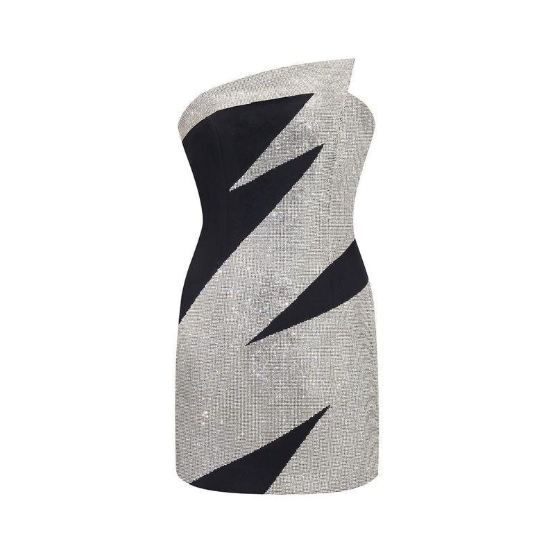 STARLIGHT EMBELLISHED MINI DRESS