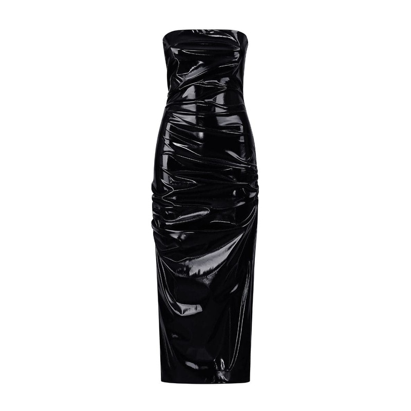 STRAPLESS DAKOTA MIDI DRESS
