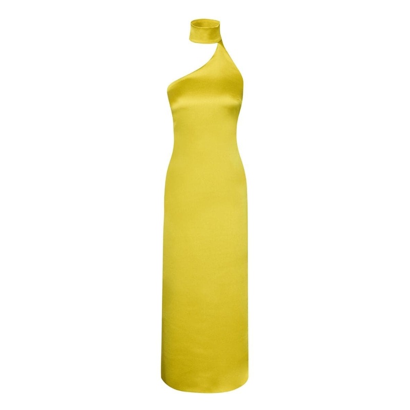 TULIA ELECTRIC CREPE DRESS