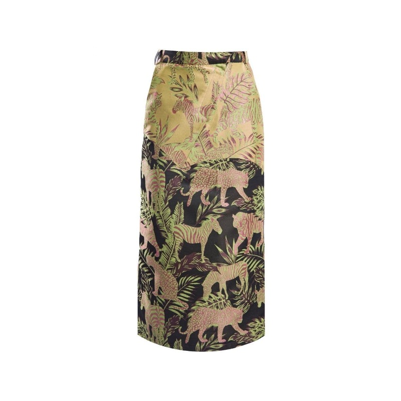 BAMBOO MIDI SKIRT