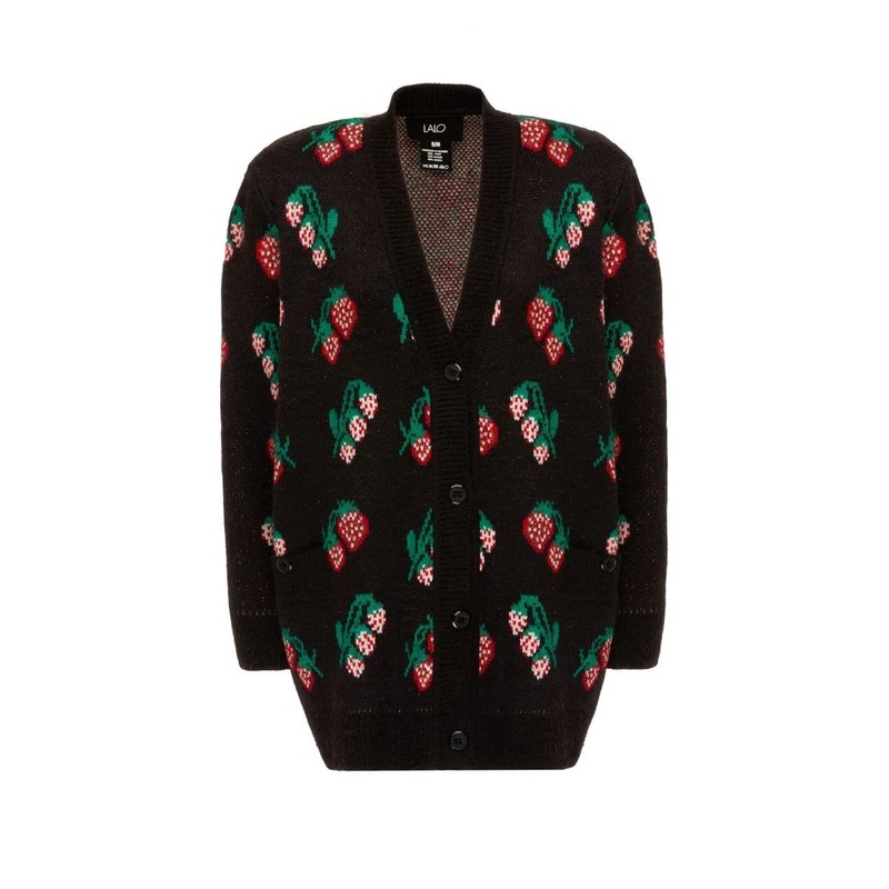 BLACK ROSE KNITTED SWEATER